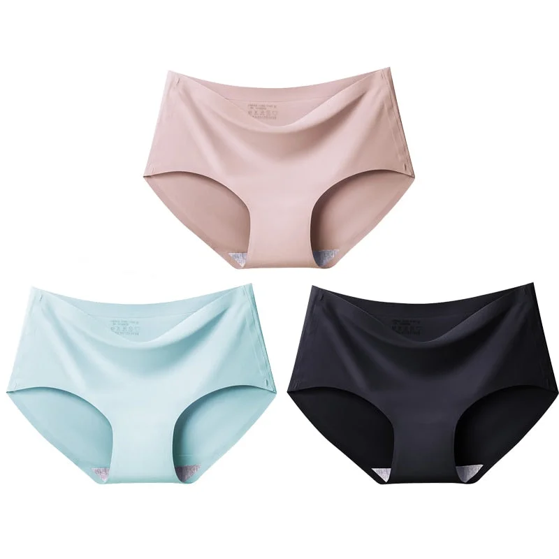 Meet'r 3Pcs/lot Seamless Panty Set Underwear Female Comfort Intimates Female Low-Rise Briefs G String Lingerie Drop Shipping