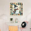 Xmas Snowman-11CT Stamped Cross Stitch 40*40cm