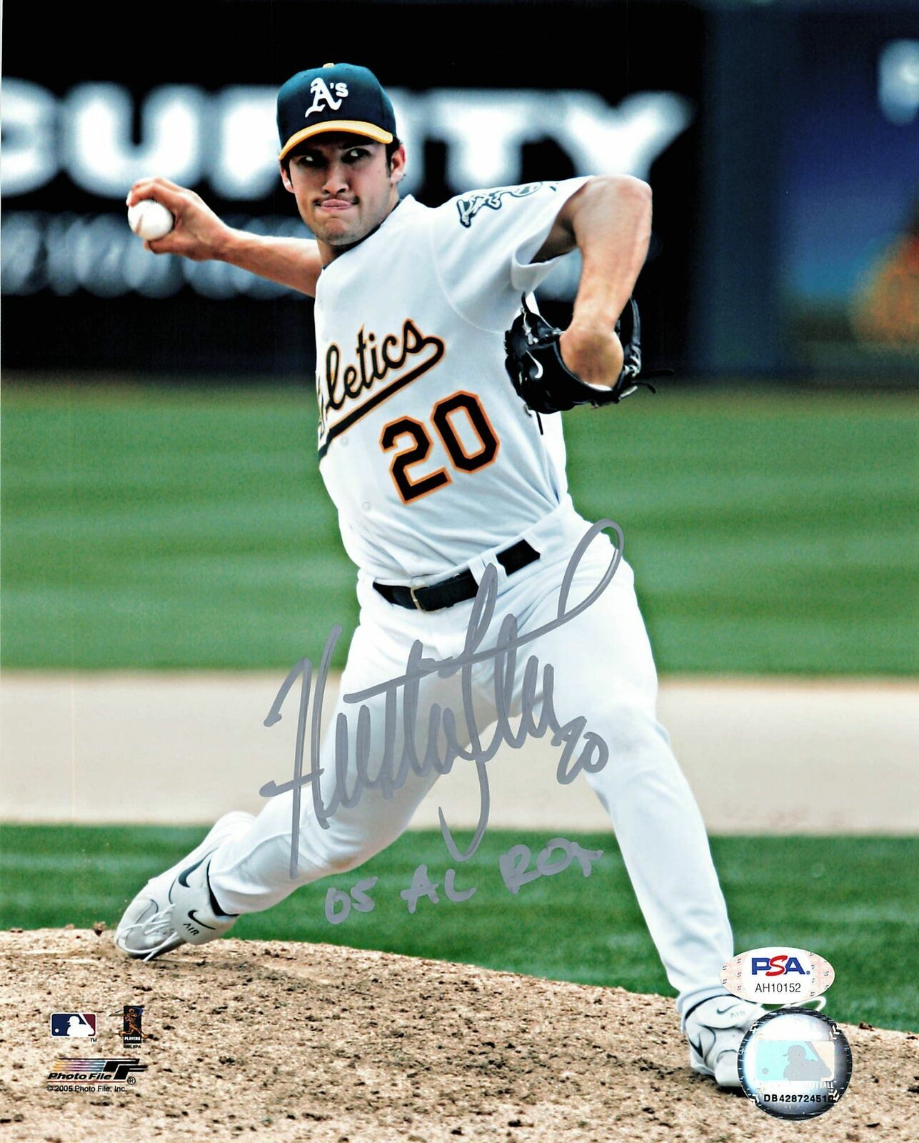 Huston Street signed 8x10 Photo Poster painting PSA/DNA Oakland Athletics Autographed