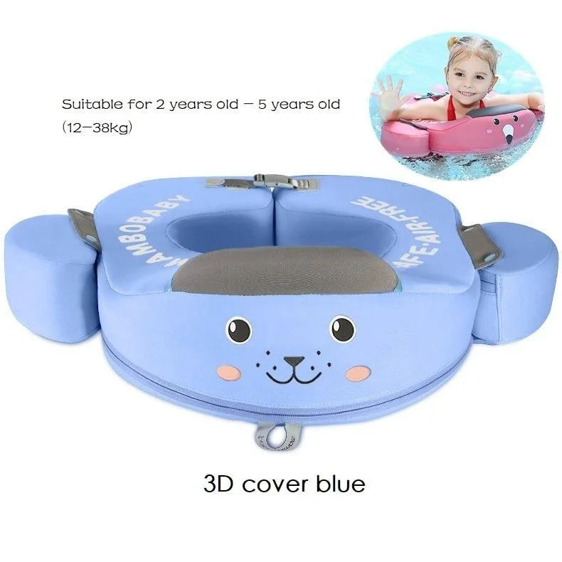 Mambobaby Solid Non-inflatable Newborn Baby Waist Float Lying Swimming Ring Pool Toys Swim Ring Swim Trainer For Infant Swimmers