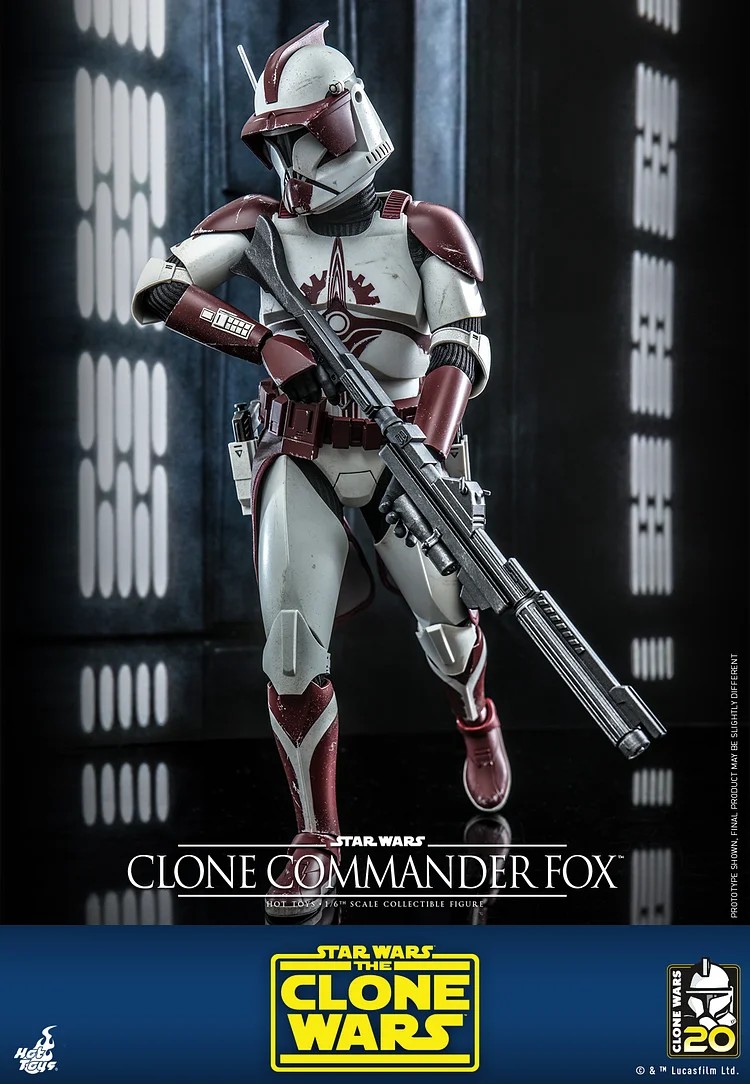 PRE-ORDER HotToys Star Wars：The Clone Wars FOX （ TMS103) 1/6 Action Figure