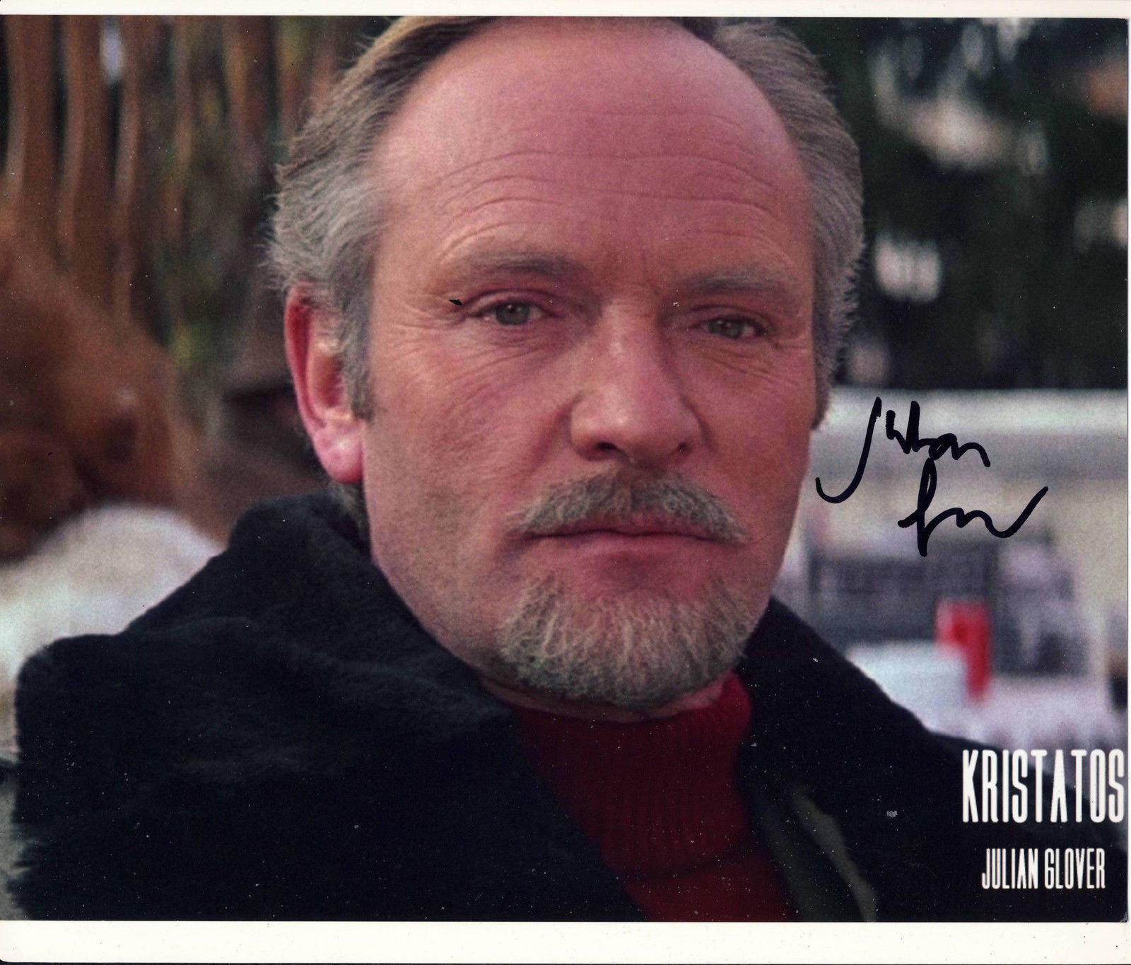 Julian Glover Autograph 007 JAMES BOND Signed 8x10 Photo Poster painting AFTAL [A0073]