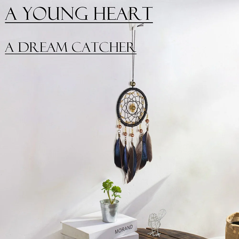 Retro Dream Catcher Pendant Home Car Hanging Feather Dreamcatcher Ornaments