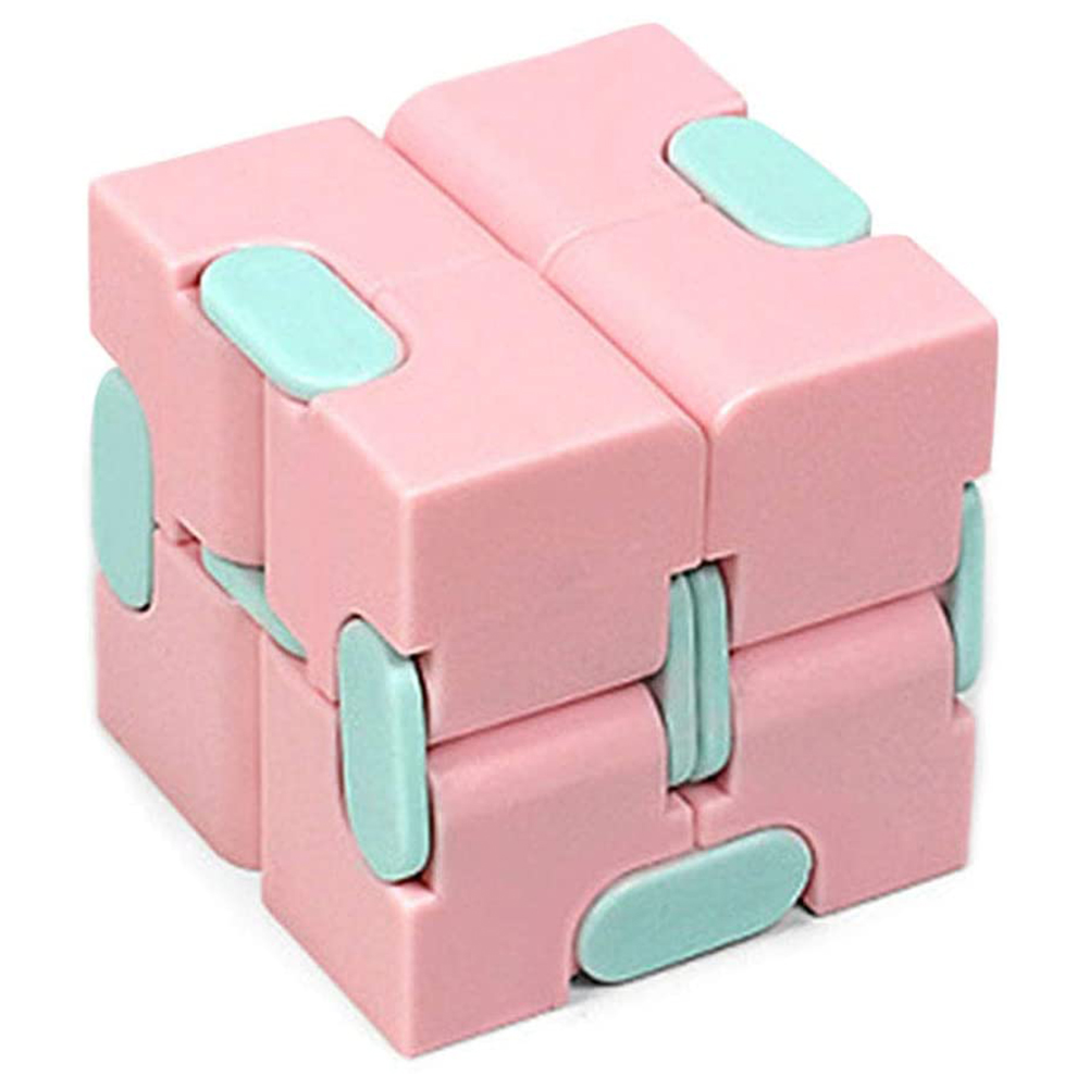 

Scrub Decompression Finger Rubiks Cube, Pink, 501 Original