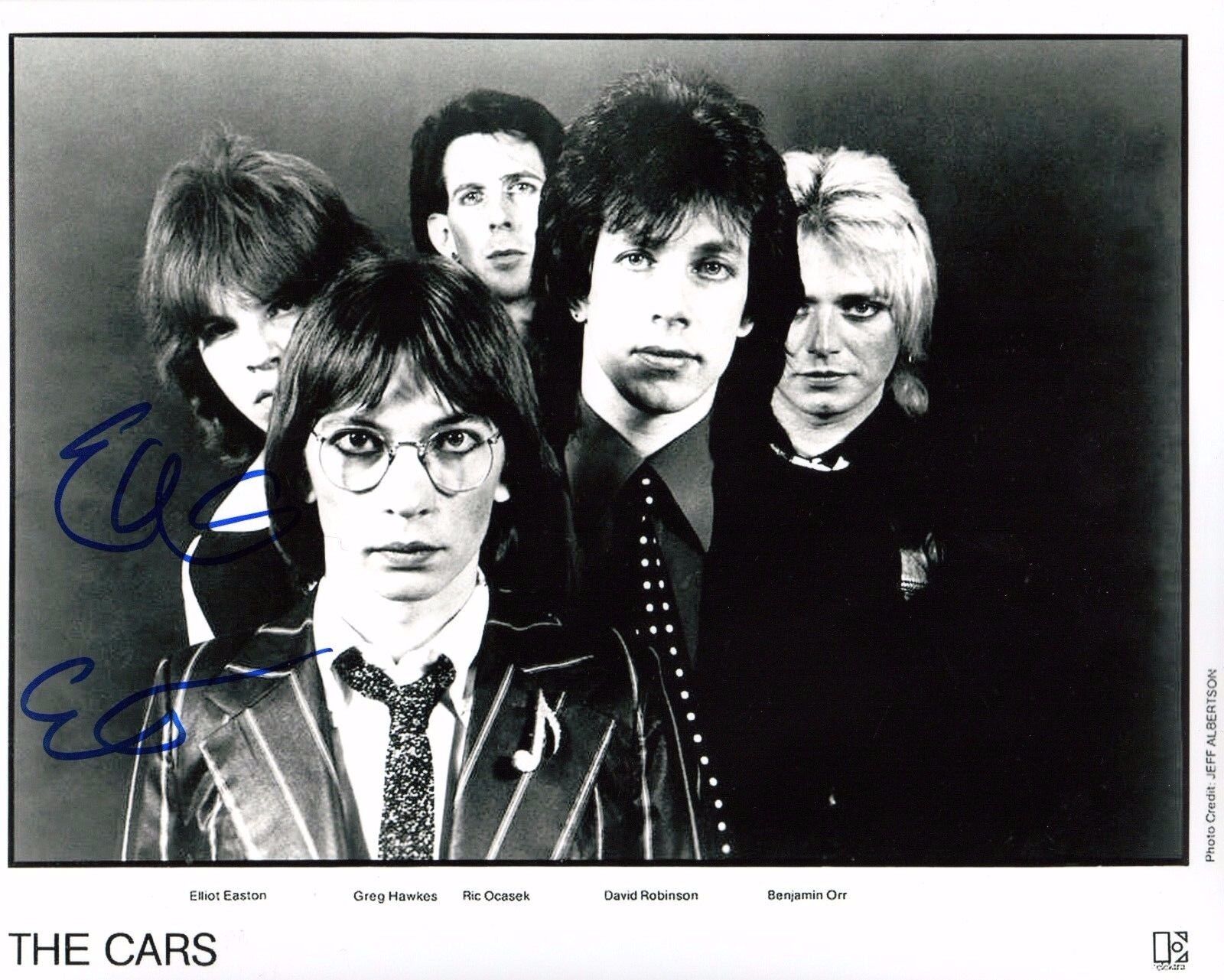 GFA The Cars Guitarist * ELLIOT EASTON * Signed 8x10 Photo Poster painting PROOF AD2 COA