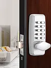 Metal Digital Door Lock Sturdy Waterproof Door Code Lock Durable for Home Office