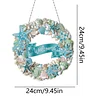 Diamond Painting Beach Wreath Pendant for Home Window Wall