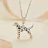 Dalmatian Pendant Charm for Bracelet and Necklace 925 Sterling Silver