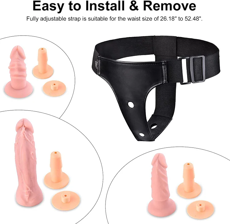 Wearable Realistic Dildo Strap On Dildo Panties Anal Plug Adult Game Sex  Toys Women Couples Adult Masturbation Valentine's Day Gift