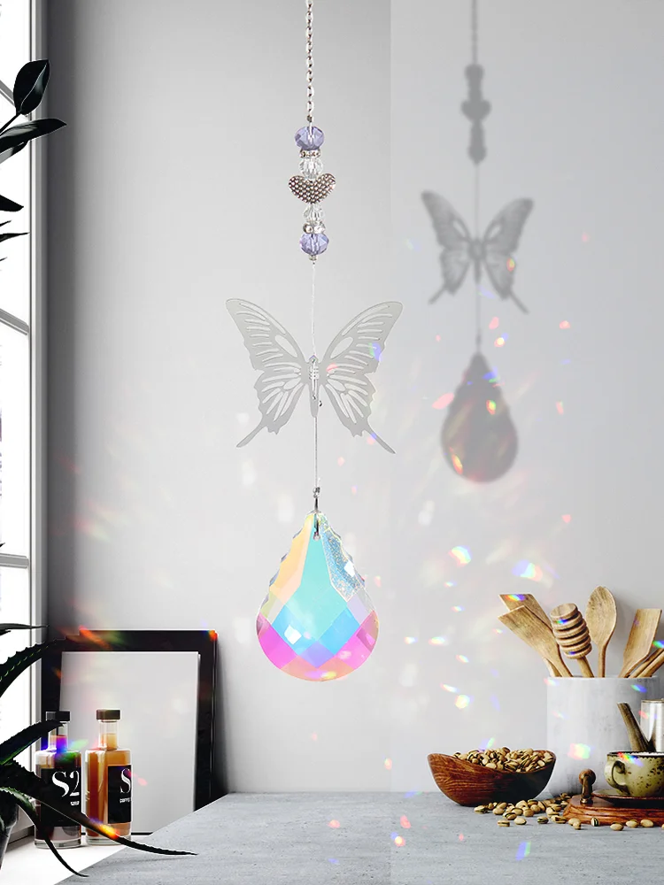 Crystal Windchimes Sunlight Catching Hanging Pendant Light Catcher Jewelry
