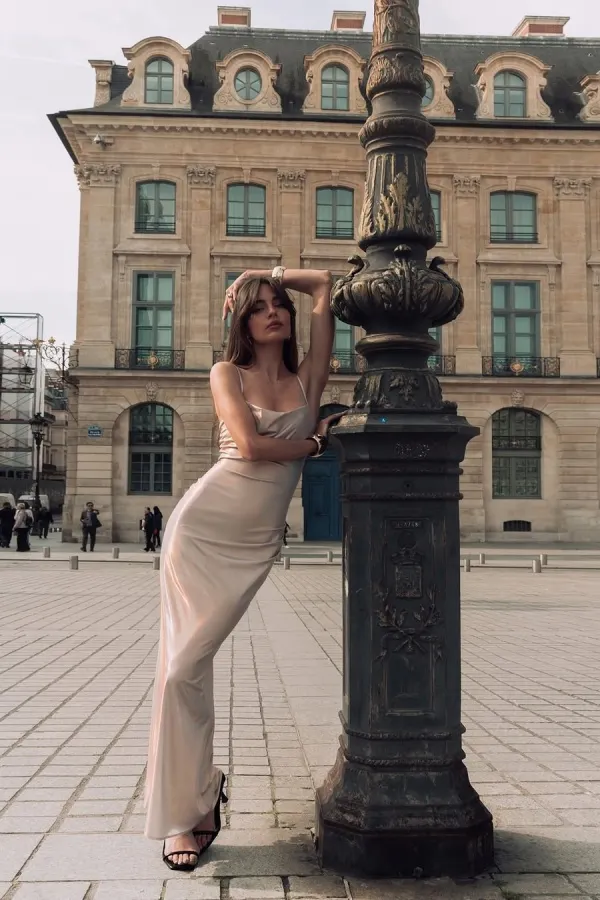 Minimalist Sheath Spaghetti-Straps Sleeveless Prom Dress | Lulustina