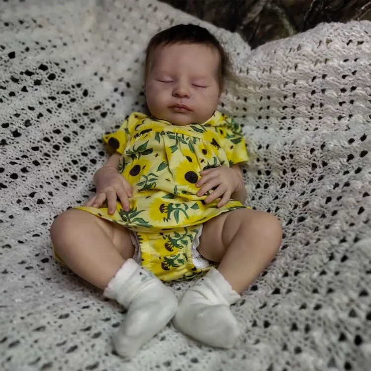  20" Lifelike Realistic Baby Silicone Vinyl Sleeping Reborn Baby Doll Gatian - Reborndollsshop®-Reborndollsshop®
