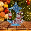 DIY Christmas Tree Diamond Painting Luminous Crystal Art Ornament