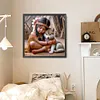 Diamond Painting-DIY Full Round Drill Indian Girl
