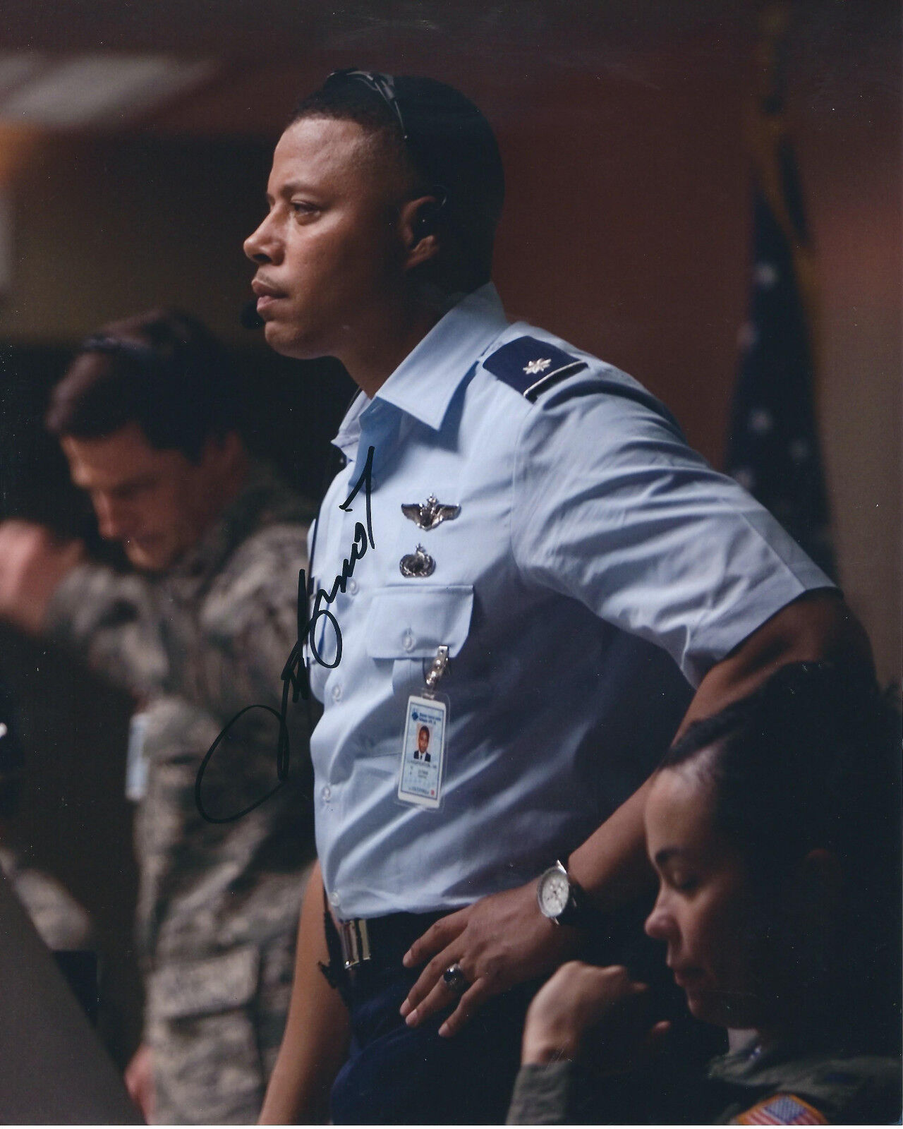 TERRENCE HOWARD IRON MAN AUTOGRAPHED Photo Poster painting SIGNED 8X10 #3 RHODEY