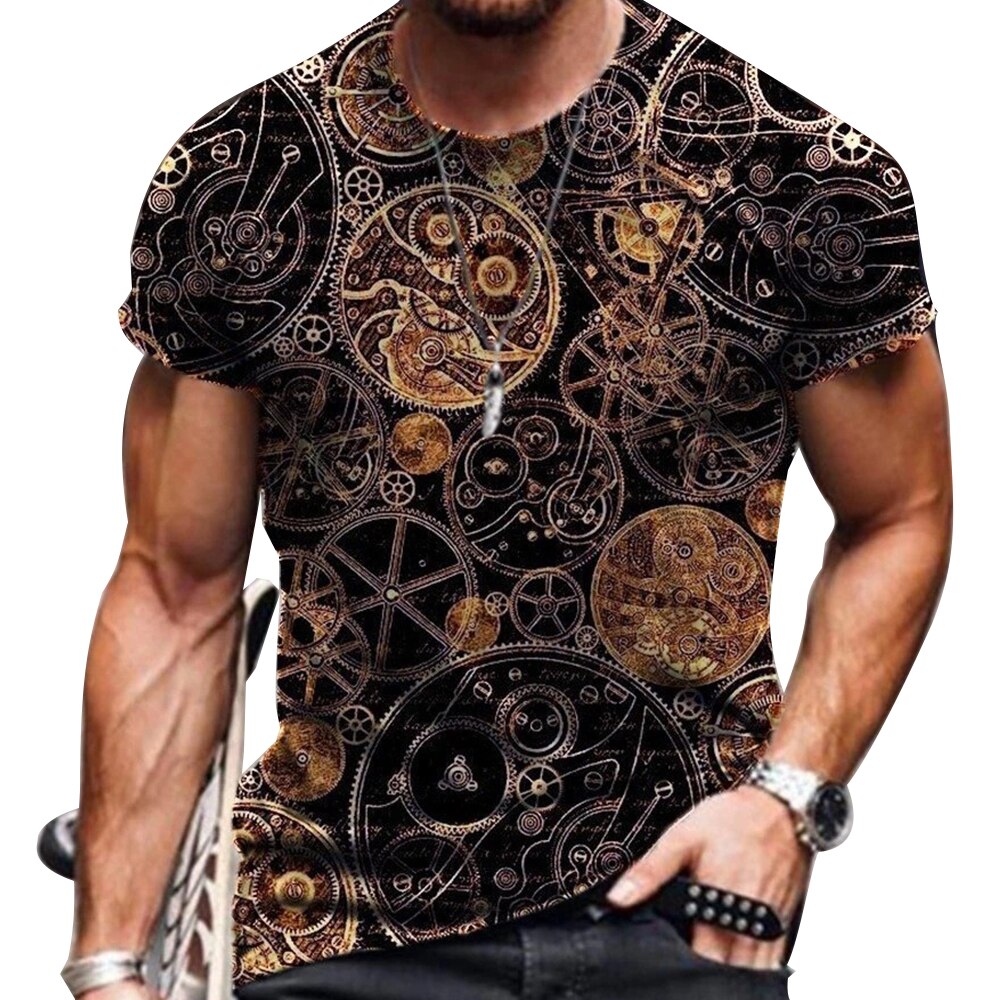 

Ethnic - 3D Printed Men T Shirt, Xxxl, 501 Original