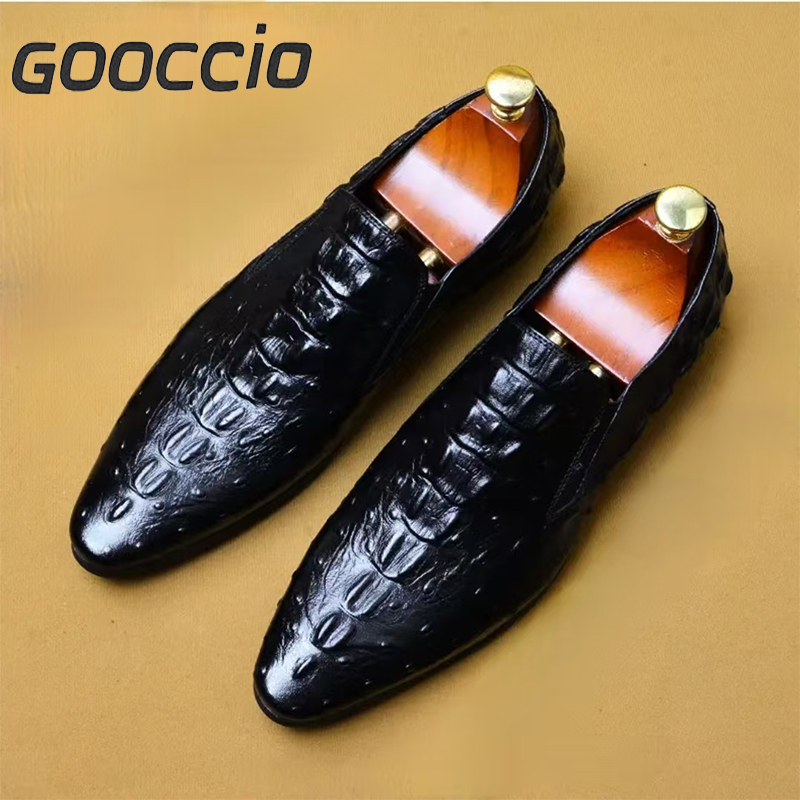 FS187 Cowhide Dress Shoes/Loafers For Men GOOCCIO   