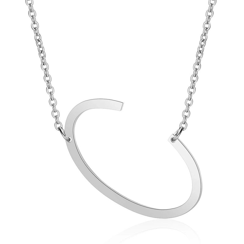 Stainless Steel Fashion Polishing Letter Necklace
