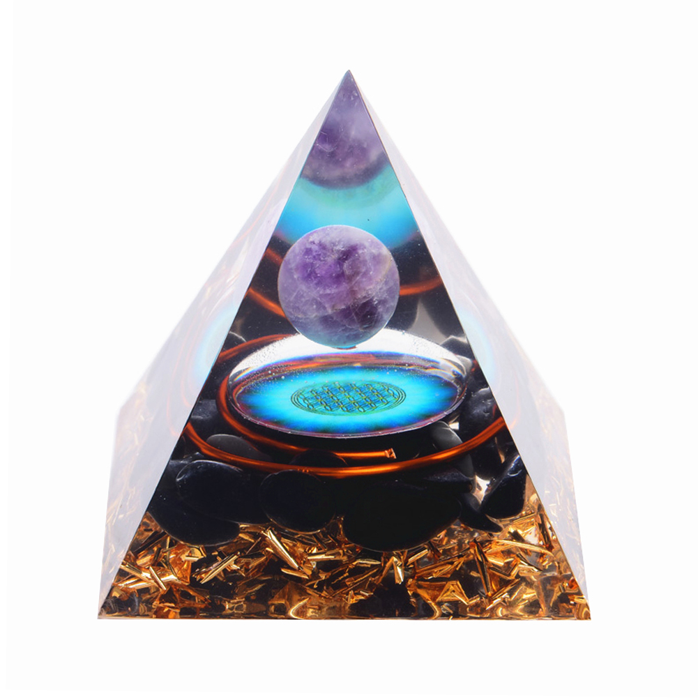 

Energy Generator Orgone Pyramid Crystal Meditation Yoga Spiritual Stone (G), 501 Original