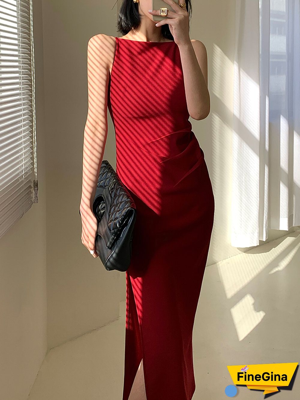 New Women Summer Spaghetti Strap Midi Dress Ladies Sleeveless Sexy Elegant Party Clothes Female Prom Dress