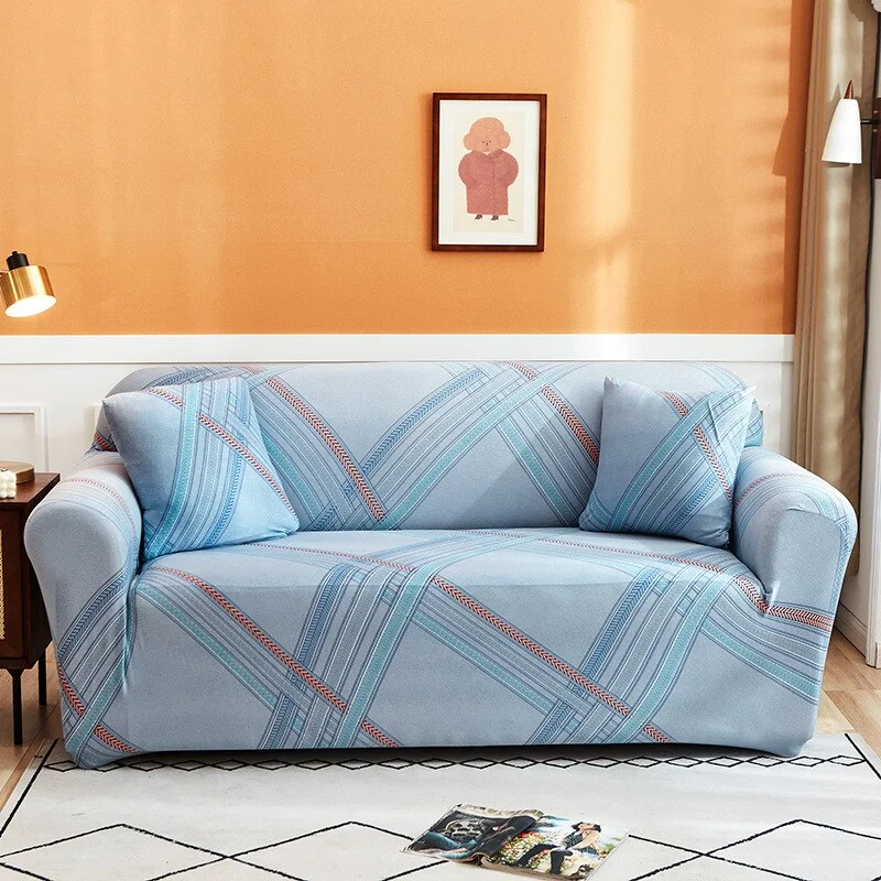 Nordic Geometric Elastic Sofa Covers for Living Room Modern Sectional Corner Sofa Cover Slipcovers Couch Cover Chair Protector