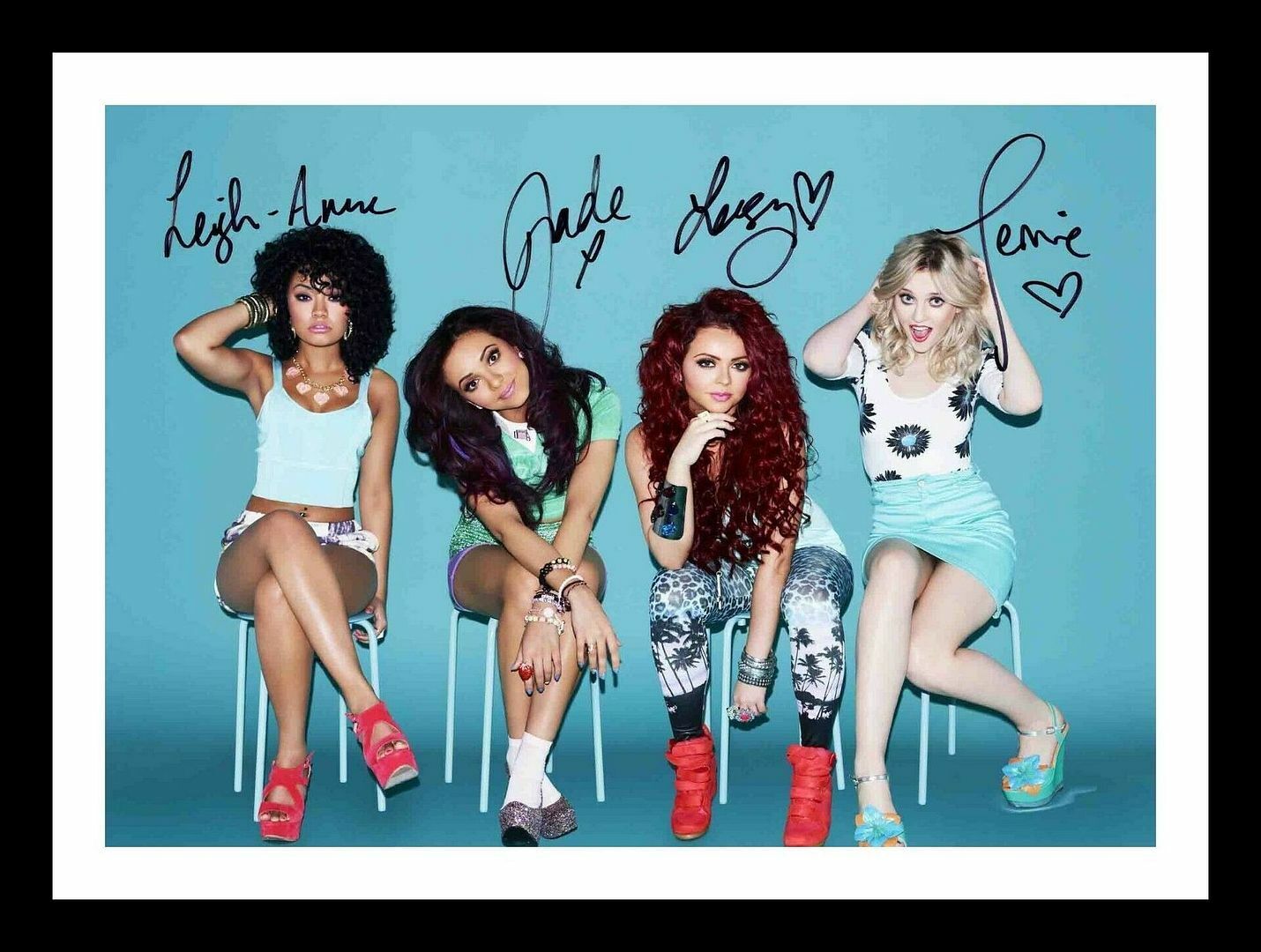 Little Mix Autograph Signed & Framed Photo Poster painting 8