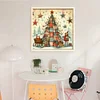 Xmas Tree-11CT Stamped Cross Stitch 50*50cm/19.69*19.69in