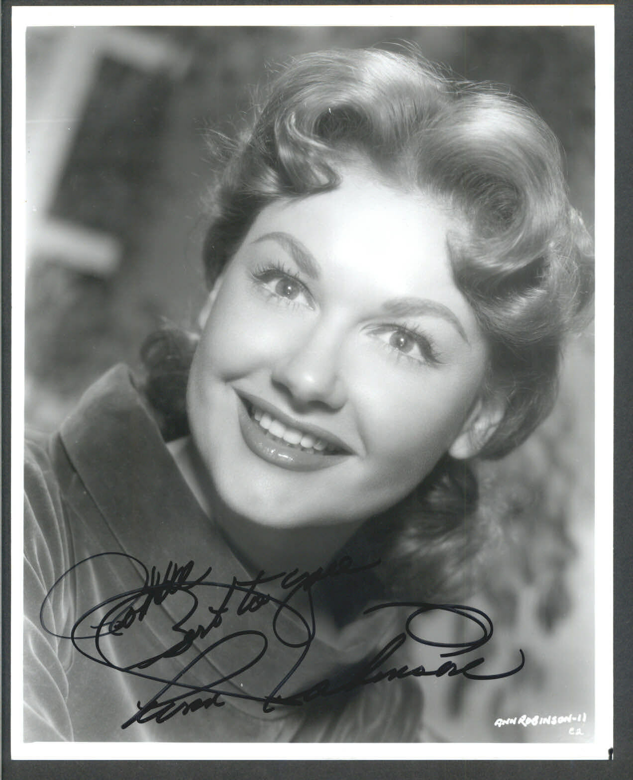 Ann Robinson - Signed Vintage Celebrity Autograph Photo Poster painting - War of the Worlds