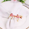 Pink Flamingo Catering Golden Napkin Ring