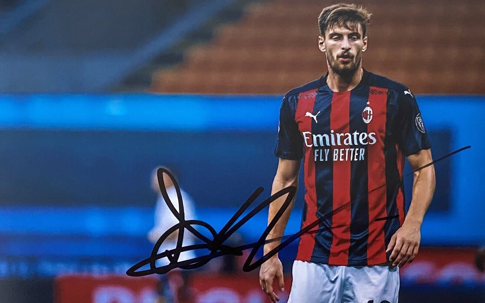 Matteo Gabbia Hand Signed AC Milan 6X4 Photo Poster painting 3