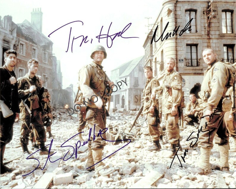 SAVING PRIVATE RYAN Cast 8 x10 20x25 cm Autographed Hand Signed Photo Poster painting