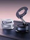 Magnetic Vacuum Car Mount Phone Holder 360 Rotatable Folding Navigation Holder