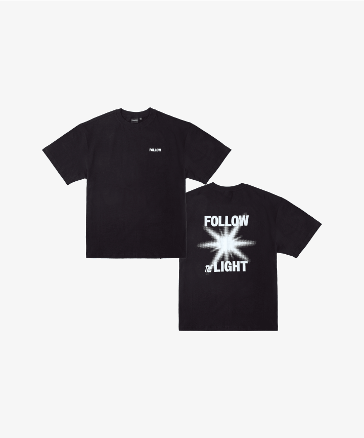 SEVENTEEN Tour 'FOLLOW' Again To Incheon Theme Black T-Shirt officialsvtshop