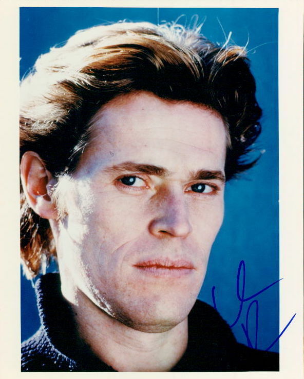 Willem Dafoe (Clear and Present Danger) signed 8x10 Photo Poster painting