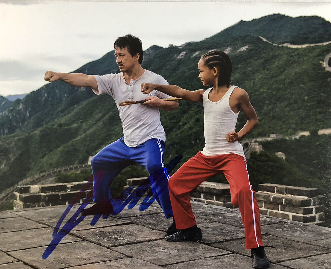 JADEN SMITH HAND SIGNED 8x10 Photo Poster painting AUTOGRAPHED KARATE KID AUTHENTIC RARE