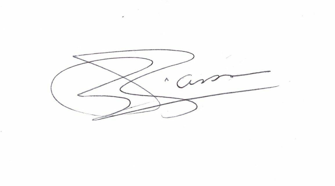 Bill Anderson signed autographed index card! AMCo! 11622