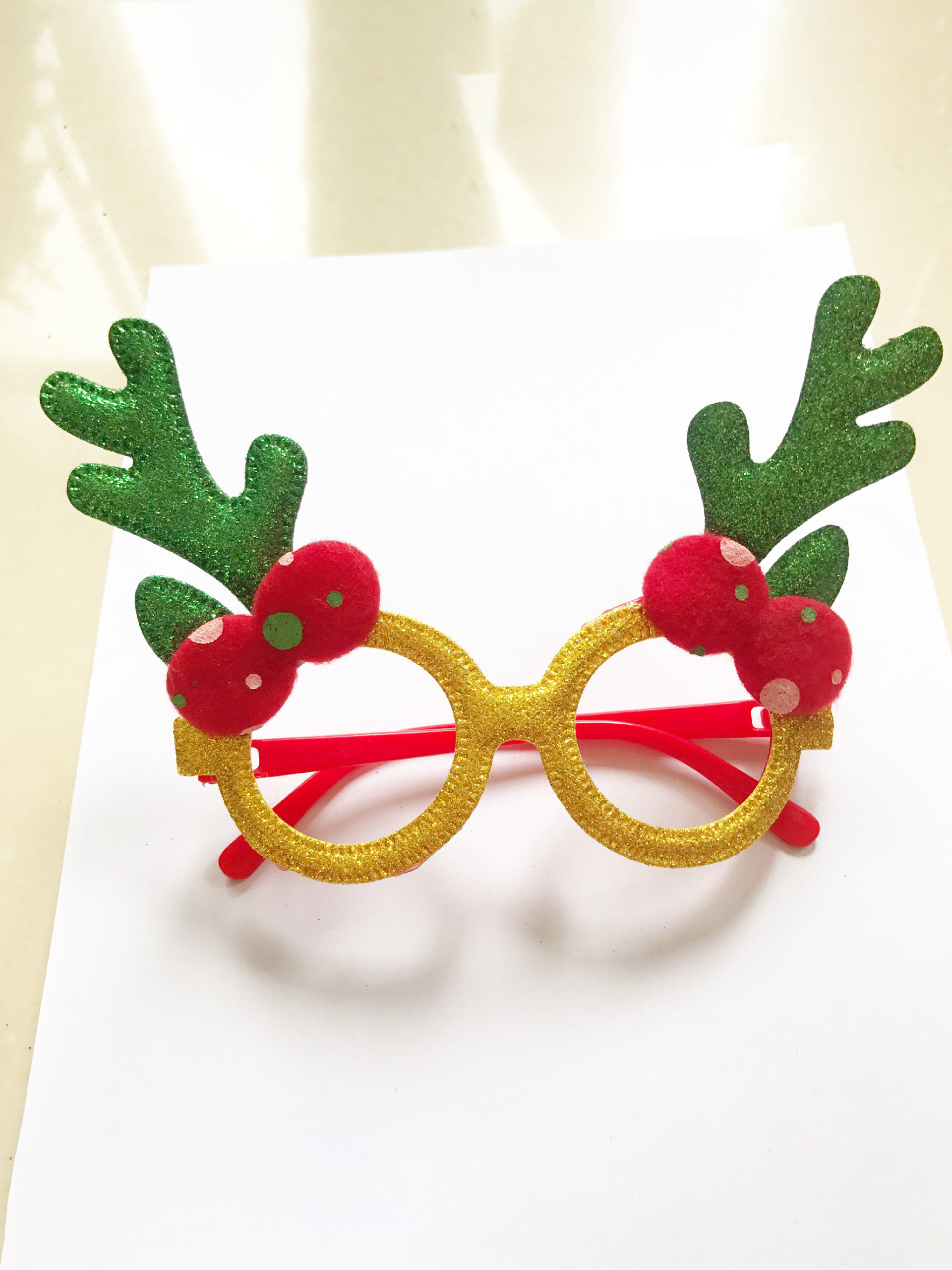 Christmas Gifts Holiday Supplies Party Creative Glasses Decorations PLUSCLOTHESMAN
