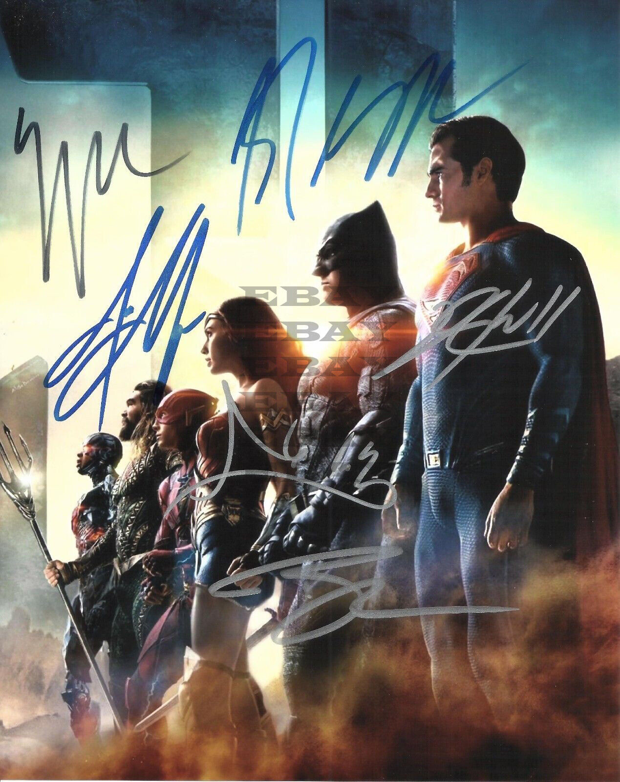 Cast-Of-Justice-League Autographed Signed 8x10 Photo Poster painting Reprint