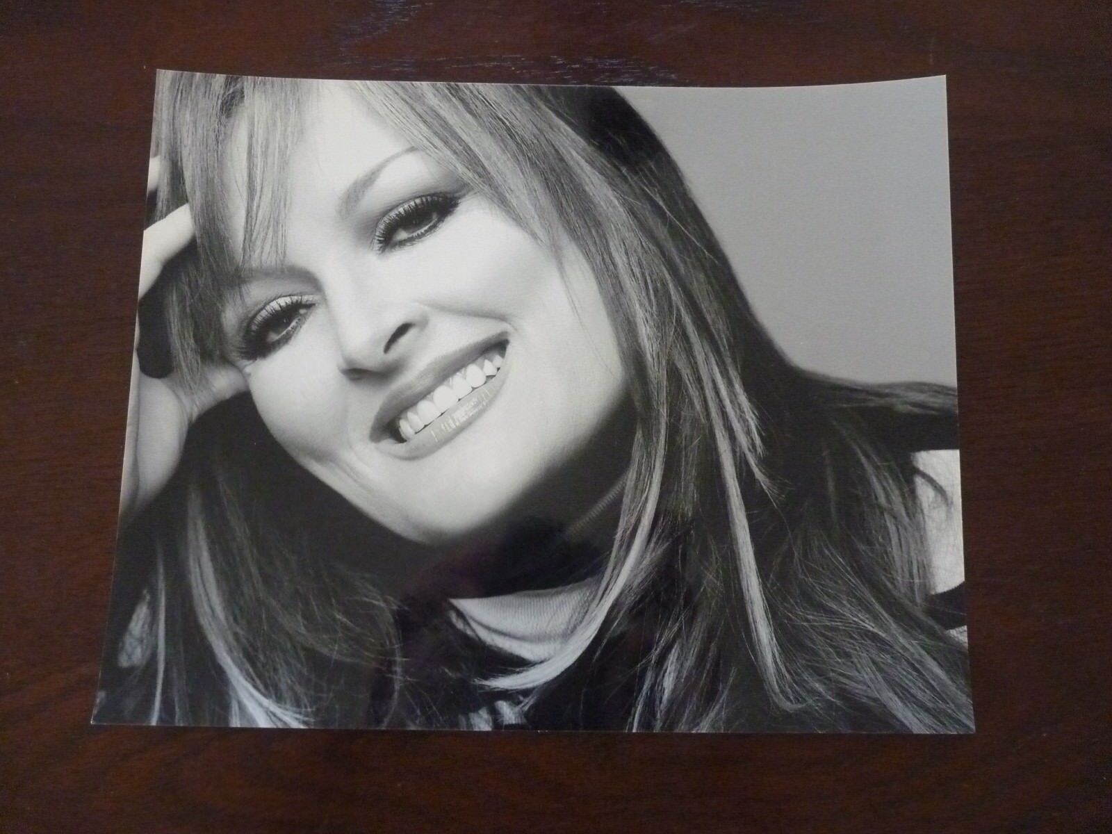 Wynnona Judd Country Music Singer 8x10 B&W Promo Photo Poster painting