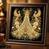 Diamond Painting-DIY Crystal Rhinestone Phoenix Shining Girl