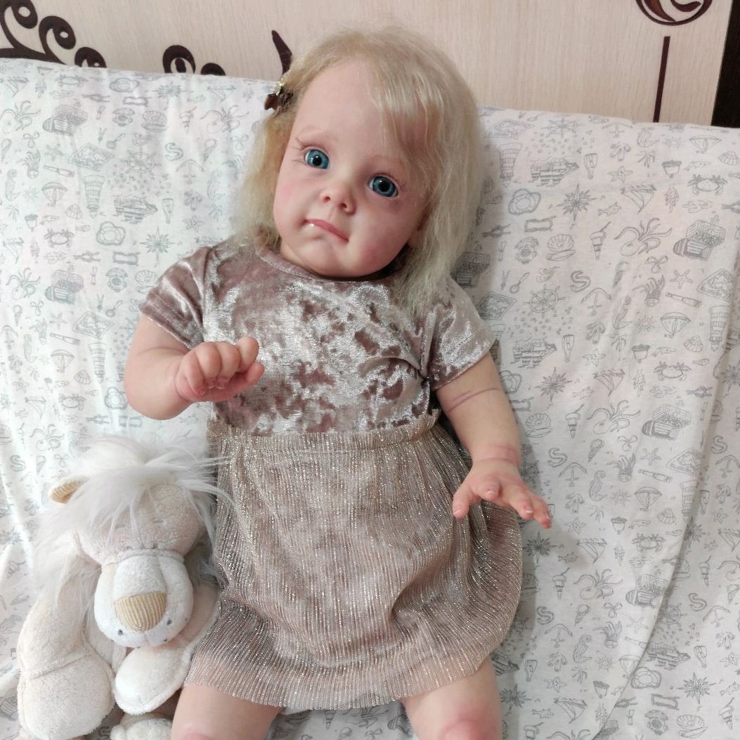 12" Realistic Soft Silicone Vinly Reborn Baby Cute Girl Doll Khloe