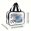 DIY Pferd Diamant Kunst Strass Make-up Tasche Transparent PVC Aufbewahrungspack Geschenk