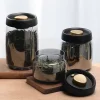 Airtight Glass Food Storage Jars - Transparent, Sealed, Moisture-Proof, and Vacuum Containers for Coffee Beans, Available in 500/900/1200/1800ml - Essential Home Supplies