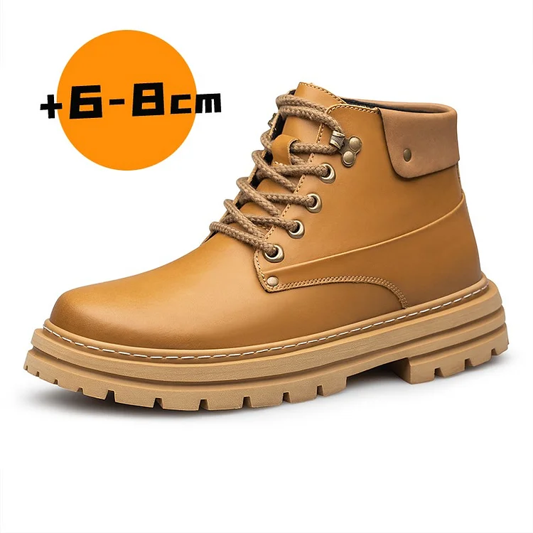 Damulin Hot Sale Stylish Men's Ankle Boots Casual Leather Boots Male Outdoor Luxury Motorcycle Boots Men High Top Footwear High Quality