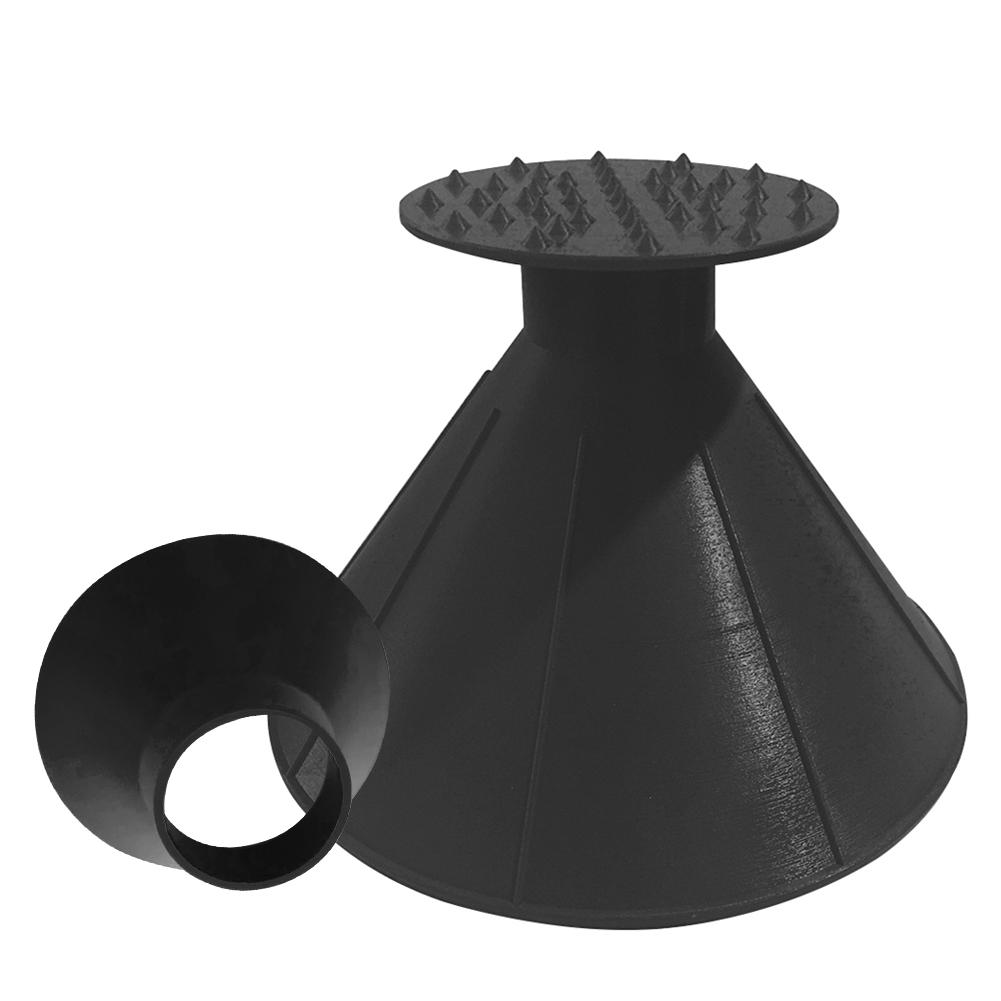 

Outdoor Shovel Cone Shaped Ice Scraper Winter Car Windshield Snow Scraper, Black, 501 Original