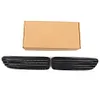 Black 1 Pair Side Grill Grille Fender Vents Replacement for BMW E46 M3 2001-2006