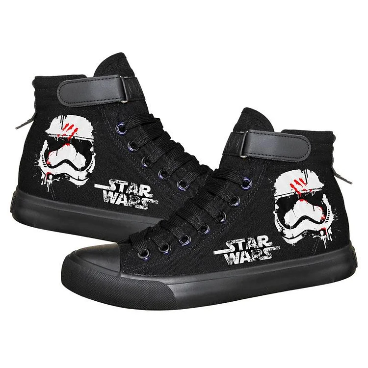 Mayoulove Star Wars Stormtrooper High Top Sneaker Cosplay Shoes-Mayoulove