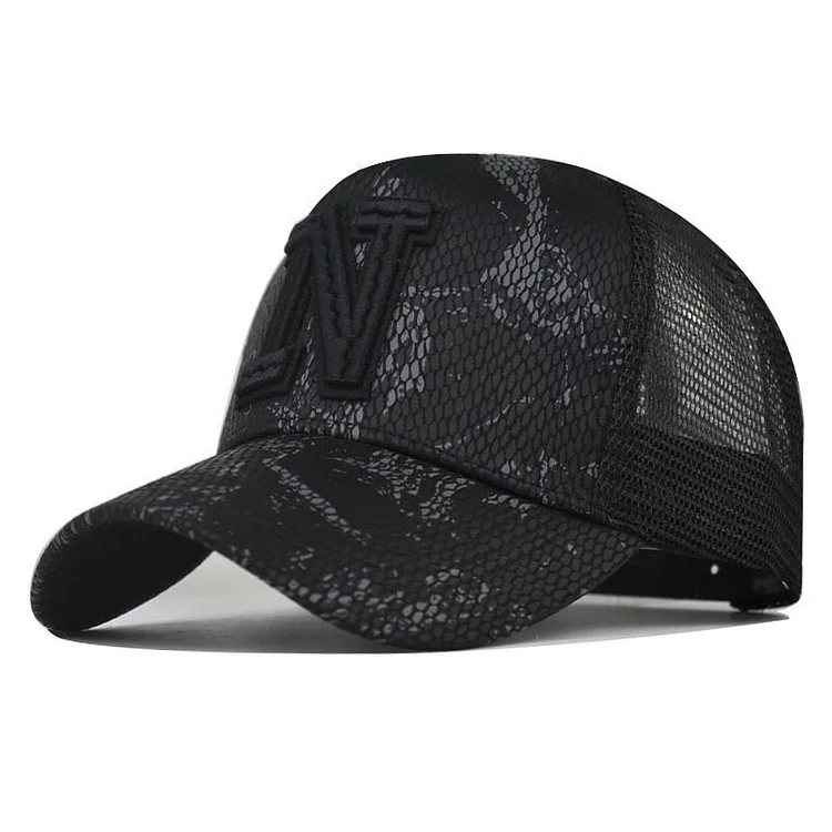 UOHSUHZEA Fish American Flag Net Hat Embroidered Baseball Hat Independence Day Individualized Colored Hip Hop Duck Tongue Hat