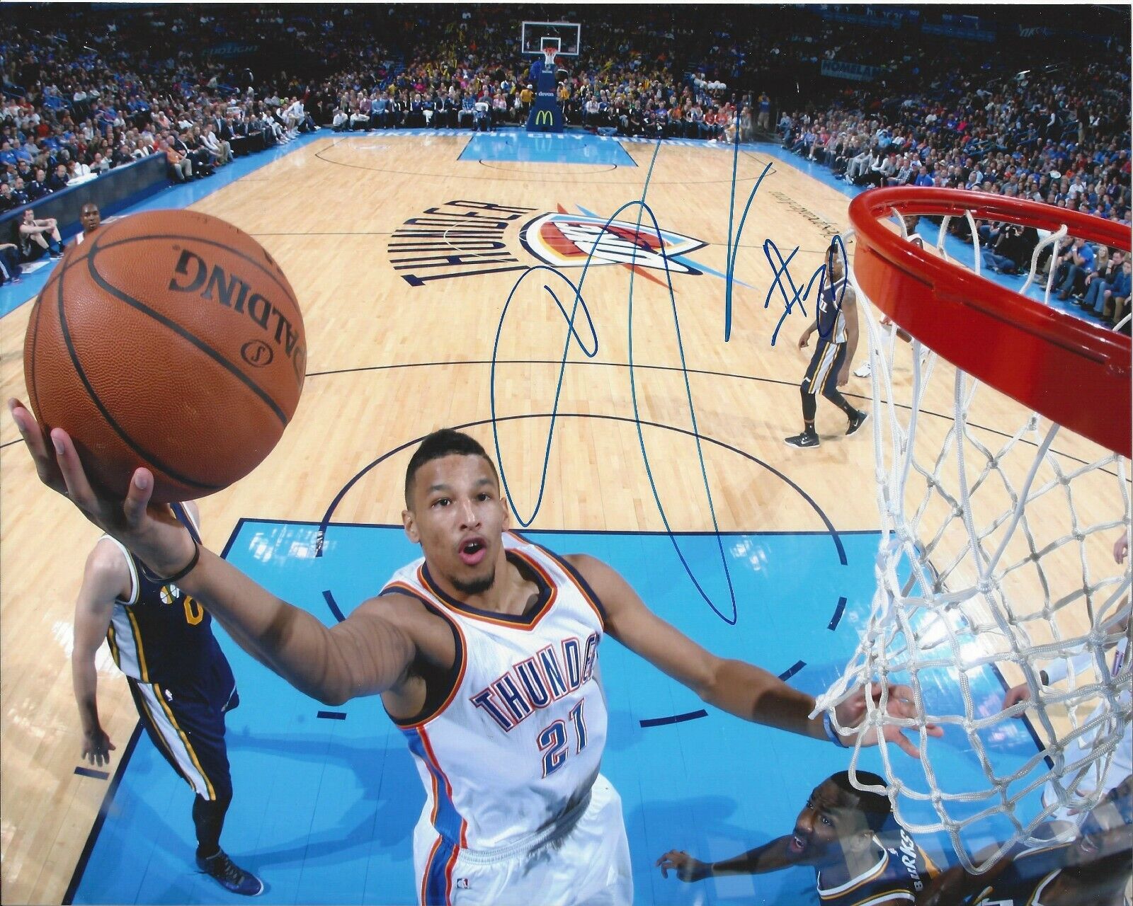 Andre Roberson Autographed 8x10 Oklahoma City ThunderA492