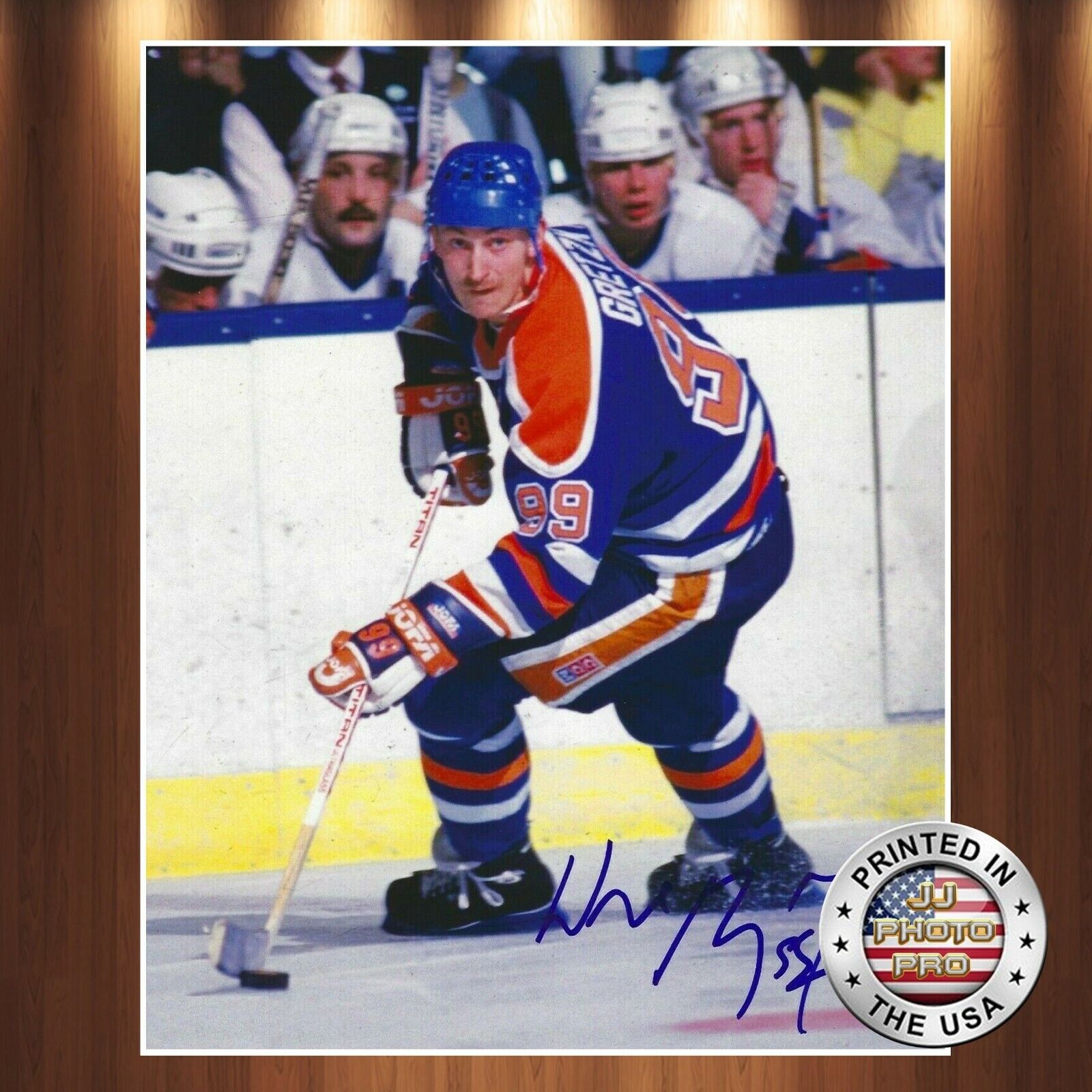 Wayne Gretzky Autographed Signed 8x10 Photo Poster painting (Oilers HOF) REPRINT